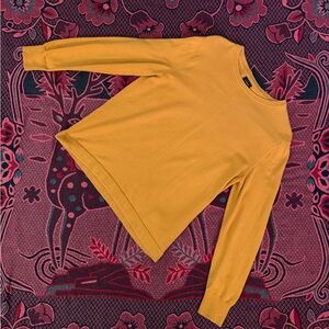 J. Crew Mustard Yellow Crewneck Sweater